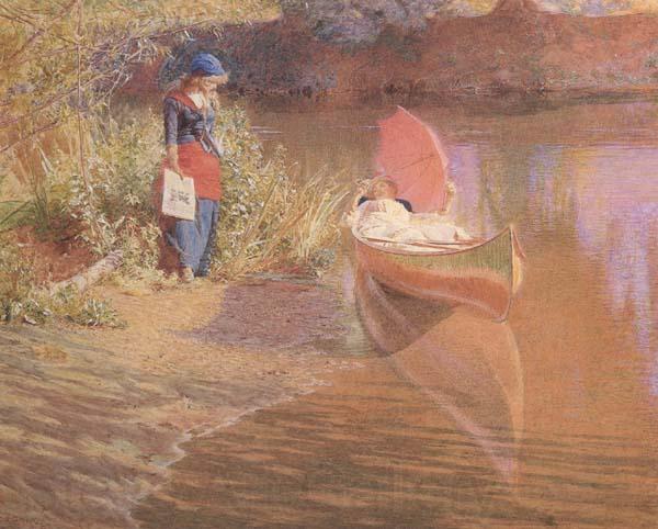 Edward john Gregory,RA.RI Marooning (mk46)